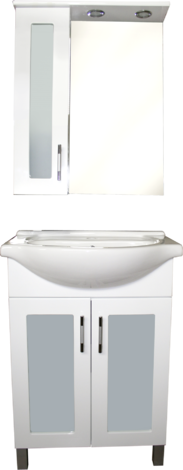Шкаф за баня с мивка Бриз 60 22225085 на топ цена — Home Max | ex Baumax