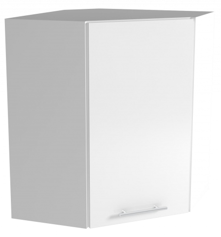 Трейси Шкаф горен ъглов В 60-60х72x34 см, бял - Модулни кухни с онлайн поръчка