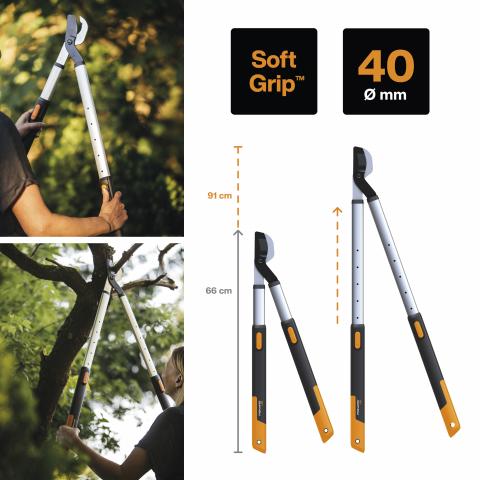 Ножица за клони Fiskars SmartFit L86, снимка 3 - Ножици за клони
