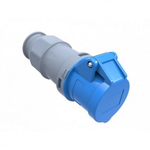 Куплунг 3/16A 2P+E 220V - Индустриални щекери, контакти
