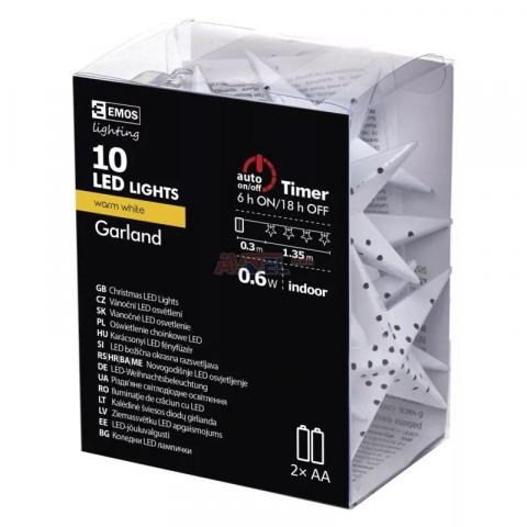 LED гирлянд Звезди бял, снимка 2 - Други светещи артикули
