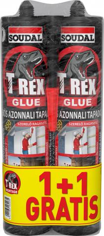 Mонтажно лепило Soudal T-Rex силно 380 г промо 1+1 - Монтажни лепила