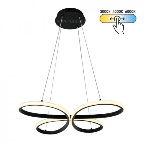 LED полилей Butterfly 230 V черен - Полилеи