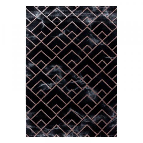 Килим Naxos Black - Bronze 120x170, снимка 6 - Килими