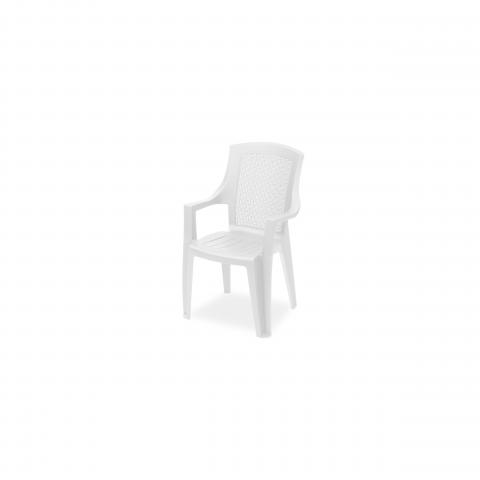 Стол TRAMA  бял 55x60x91 см, снимка 2 - Pvc столове