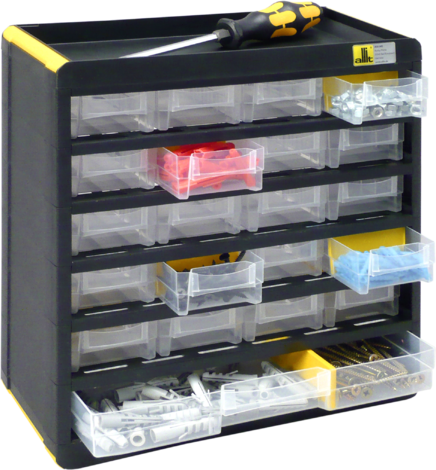Пластмасов органайзер 32 - Шкаф с чекмеджета