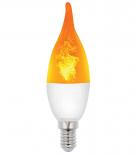 LED крушка пламък C37 E14 3W 1400K