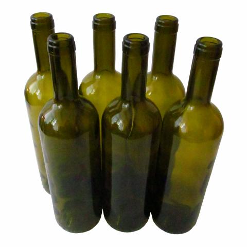 Бутилка 750 мл зелена - Дамаджани, бутилки, бидони