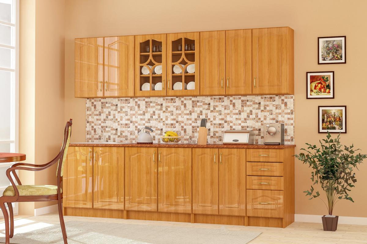 Кухня Оля 260 см, елша 11023531 на топ цена — Home Max | ex Baumax