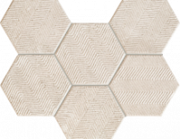 Мозайка Sfumato Hex mosaic 28.9x22.1