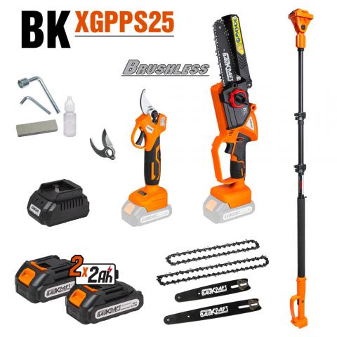 Комплект резачка и лозарска ножица Baukra - Верижни триони