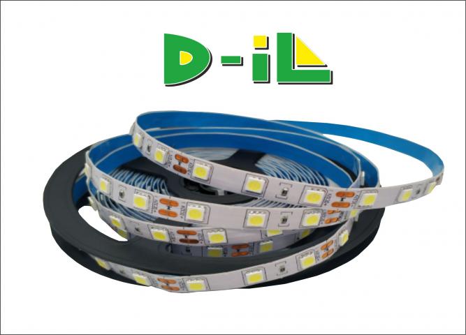 LED Лента 12W - SMD5050, 60/m 1320Lm/m , 4500К, IP20, 12V - 5 М - Led ленти и аксесоари