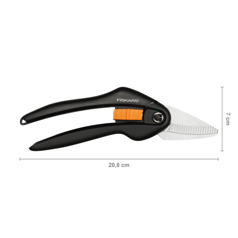 Универсална ножица Fiskars SingleStep SP28 - Лозарски ножици