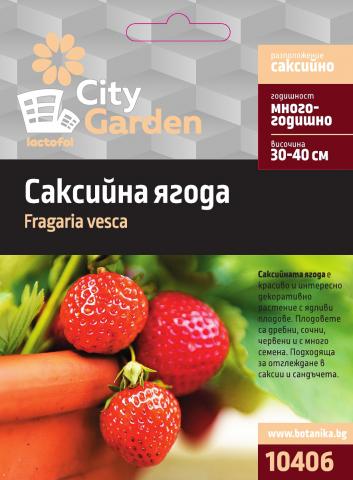 City Garden семена Саксийна ягода - Семена за плодове и зеленчуци