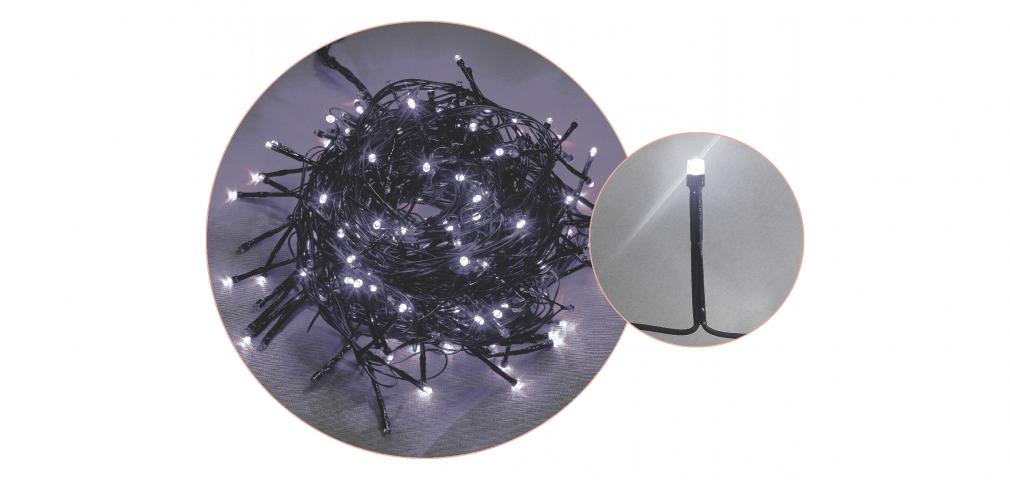 Коледни светлини 'Висулка-фойерверк', снимка 3 - Светеща мрежа/завеса