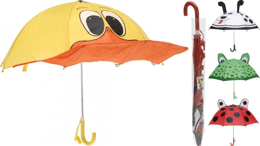 Детски чадър с животни - Чадъри