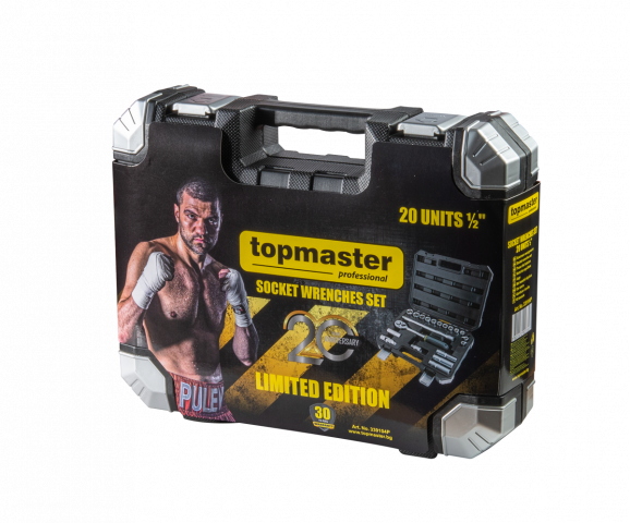 Комплект инструменти Topmaster 1/2" 20 части, снимка 3 - Комплекти ръчни инструменти