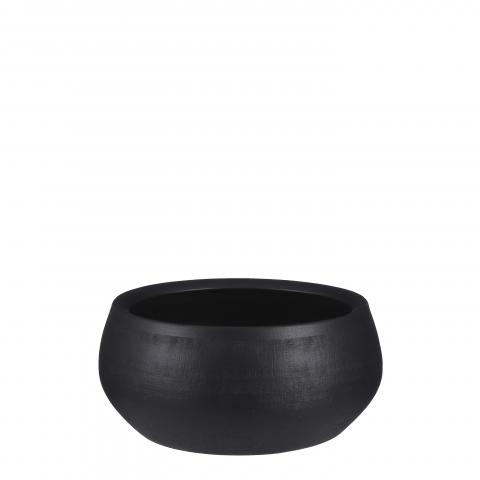 Кашпа Douro bowl ф26см, черна - Керамични кашпи
