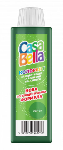 Casa Bella колорант зелен 40мл - Оцветители за бои за стени