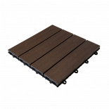 Декинг WPC плочкa PREMIUM 30х30x2,8cm, Орех