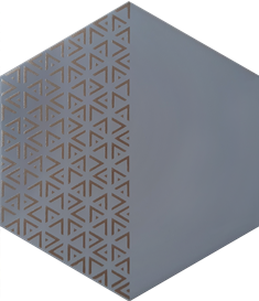 Декор Solid Triangle 21.5x25 Grey - Декор