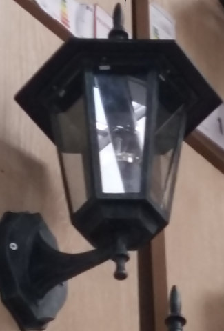 Външна лампа Spectra долен носач зелена патина - Градински лампи