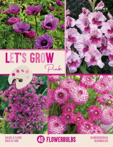 Луковици микс Let's Grow Pink&Violet, микс - Миксове