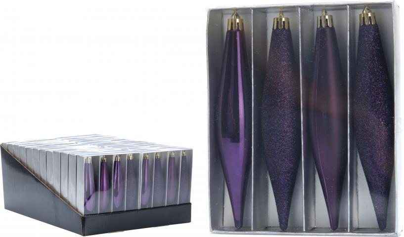 Коледни висулки 'Ледена висулка' 15 см - Висулки за елхата