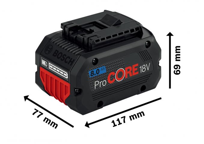 Акумулаторна батерия Bosh ProCORE 18V 8 Ah, снимка 2 - Батерии и зарядни устройства