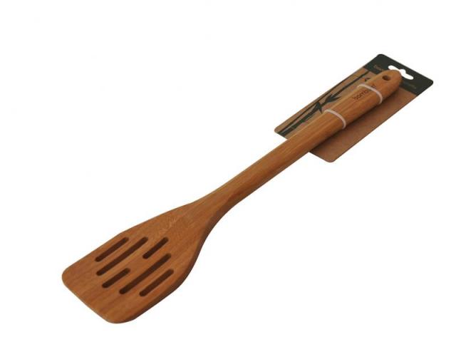 Бамбукова шпатула, решетъчна, снимка 2 - Аксесоари за готвене
