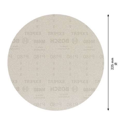 Мрежа за шлифоване EXPERT М480 225мм P180 Bosch, снимка 2 - Шкурка на брой