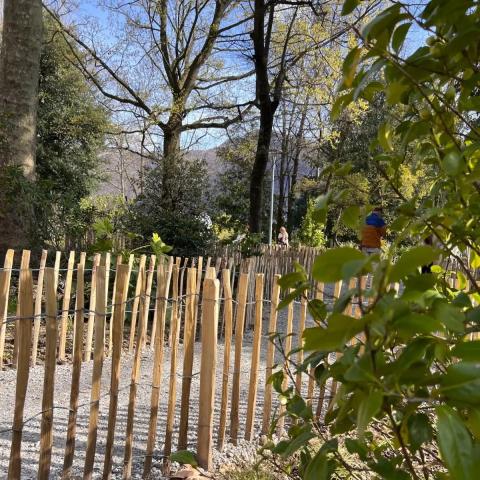 Градинска ограда от естествена леска HAZEL H=0.90м L=5.0м, снимка 3 - Ниски оградки