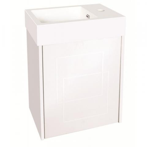 PVC шкаф с умивалник-45 см - Мебели за баня