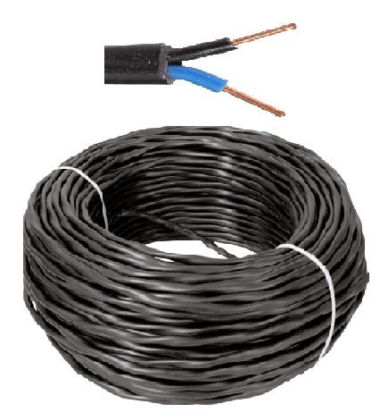 Кабел СВТ-с 2х1.5мм2 100м руло - Инсталационни кабели и проводници