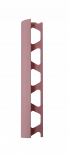 Лайстна 10мм външен ъгъл PVC Розов