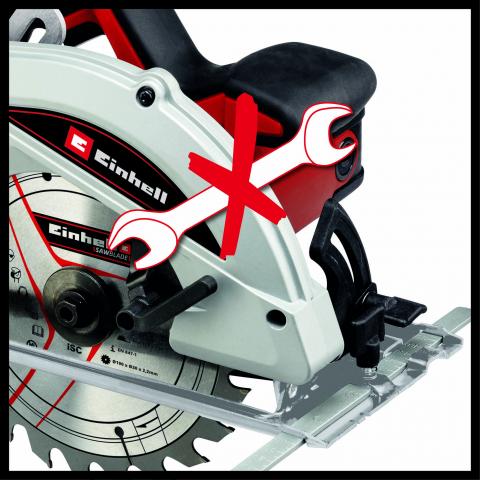 Ръчен циркуляр Einhell TC-CS 1410, снимка 2 - Кабелни ръчни циркуляри