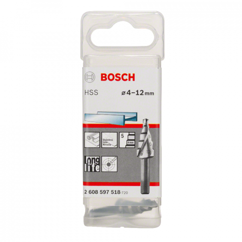 Стъпаловидно свредло HSS Bosch, снимка 2 - Свредла за метал