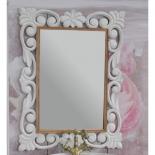 Огледало Виктория, бял мат