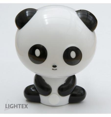 LED нощна лампа за контакт PANDA 0.4W 220V 4000K, снимка 2 - Настолни лампи