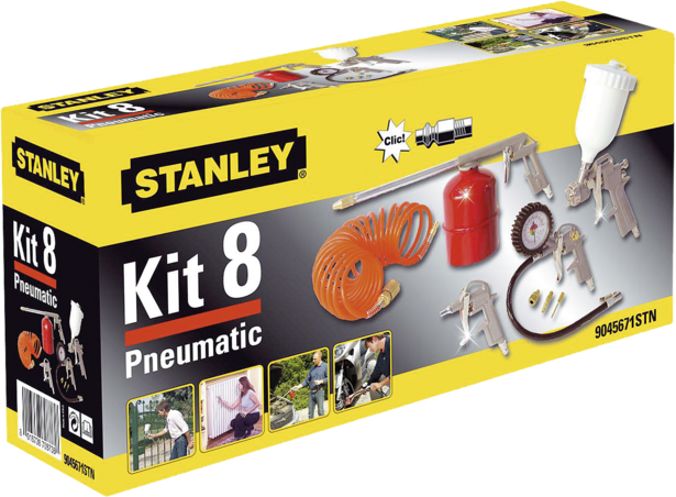 Stanley К-кт аксесоари 8 части - Пневматични инструменти