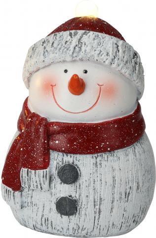 Коледна фигура с шапка, LED, 8,5х6х11,5см, снимка 3 - Коледни фигури