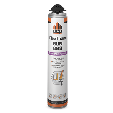 Пистолетна ПУ пяна Flexfoam 888 гр./750 мл - PU пени