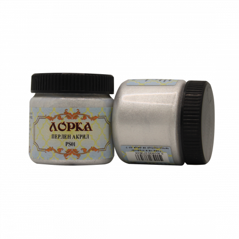 Перлен акрил Лорка 90 г сребро - Ефектни бои за стени