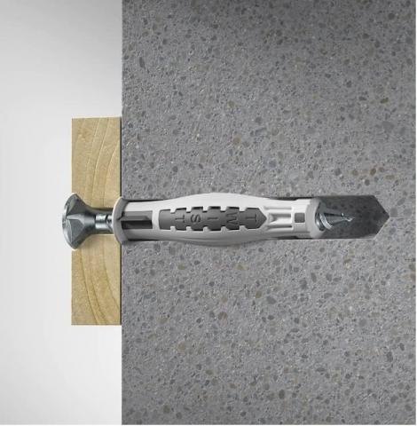 Универсален дюбел Wurth Zebra shark twist 8х46 мм 10 бр., снимка 6 - Универсални дюбели