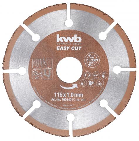 Универсален карбиден диск KWB Ф 115 мм - Дискове за други материали