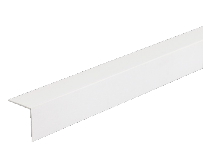 L - профил с двустранно покритие LK 20 мм бял - PVC профили