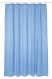 Завеса за баня синьо