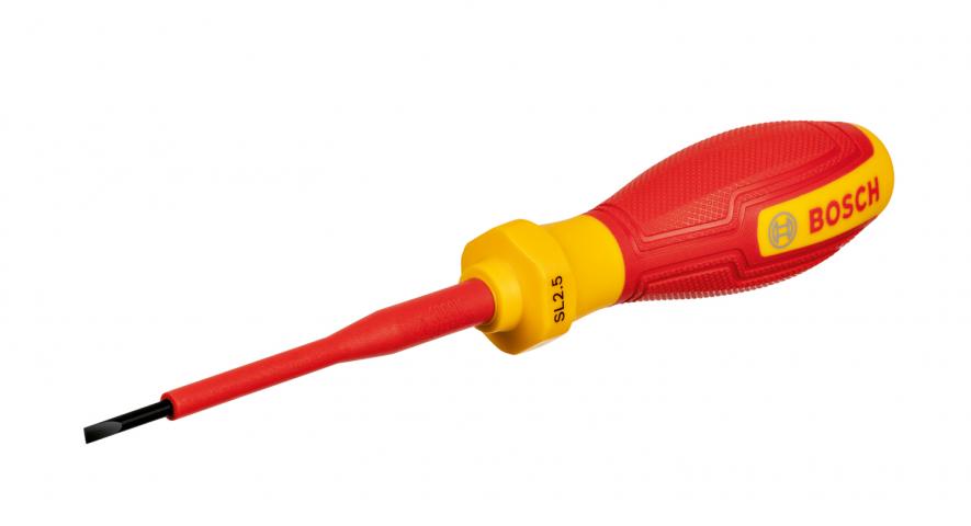 Отвертка Bosch VDE SL 2.5х75 мм, снимка 2 - Електрически