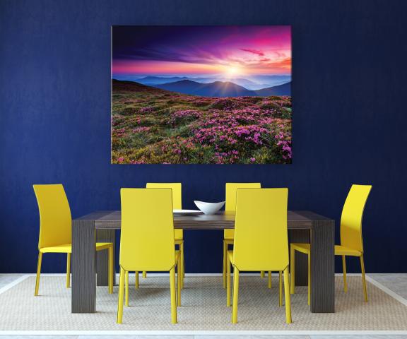 Картина Beautiful Fields 60x80 см, снимка 2 - Картини и рамки