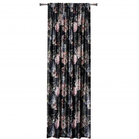 Готово перде Hortense 140x260 см черно, снимка 5 - Пердета и аксесоари